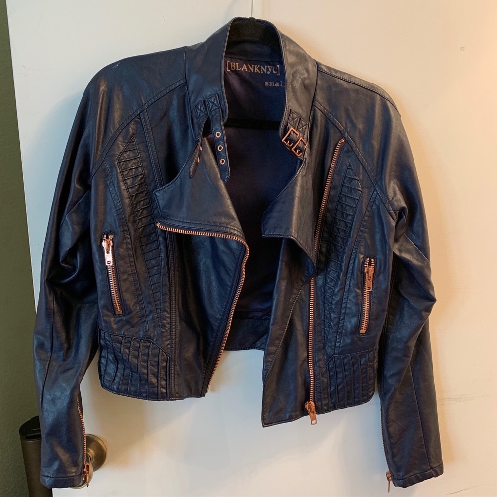 Blank NYC Moto Leather Jacket